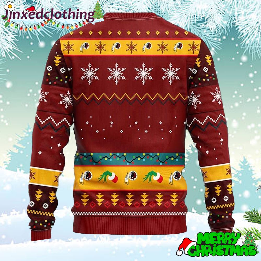 Nfl Washington Redskins Grinch Christmas Ugly 3d Sweater For Men And Women Gift Ugly Christmas 